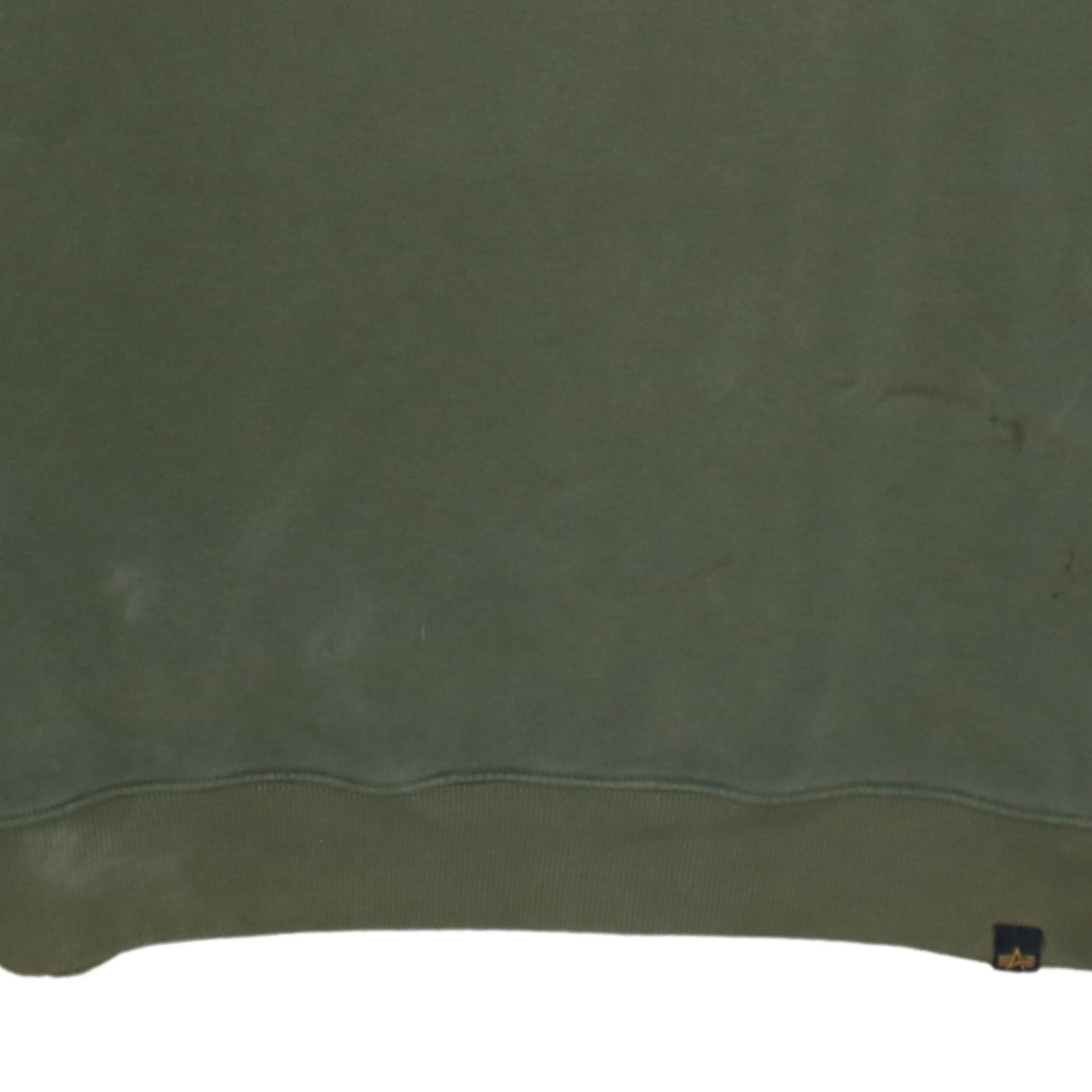 Alpha Industries NASA Green Men’s Sweatshirt 2XL Crew Neck Pullover