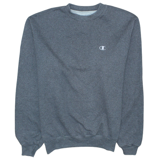 Champion Men’s Grey Pullover Sweatshirt M Fleece Crew Neck