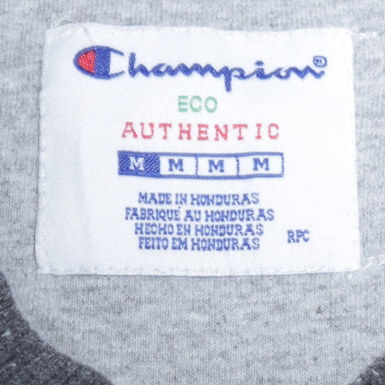 Champion Men’s Grey Pullover Sweatshirt M Fleece Crew Neck