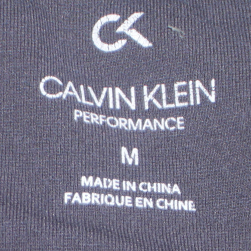Calvin Klein Men Blue Crew Neck Pullover Sweatshirt Medium