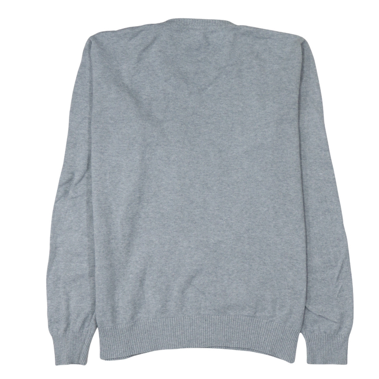 Timberland Men’s Grey Cotton V-Neck Jumper XL Regular Fit