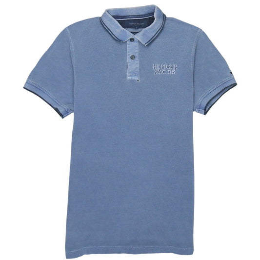 Tommy Hilfiger Men's Blue Slim Fit Polo Shirt Size M