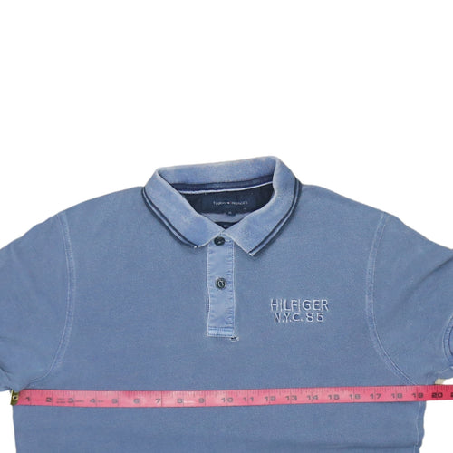Tommy Hilfiger Men's Blue Slim Fit Polo Shirt Size M
