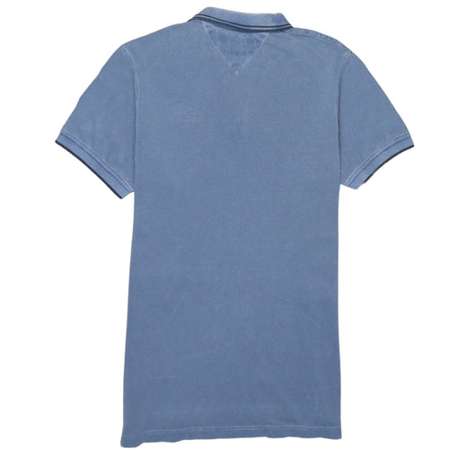 Tommy Hilfiger Men's Blue Slim Fit Polo Shirt Size M