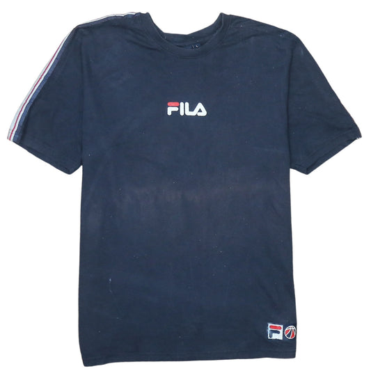 FILA Men's Blue Short Sleeve Crew Neck T-Shirt Size L Sportswear