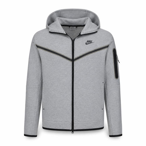 Nike Men's Grey Full Zip Hoodie Size S Sportswear Jacket