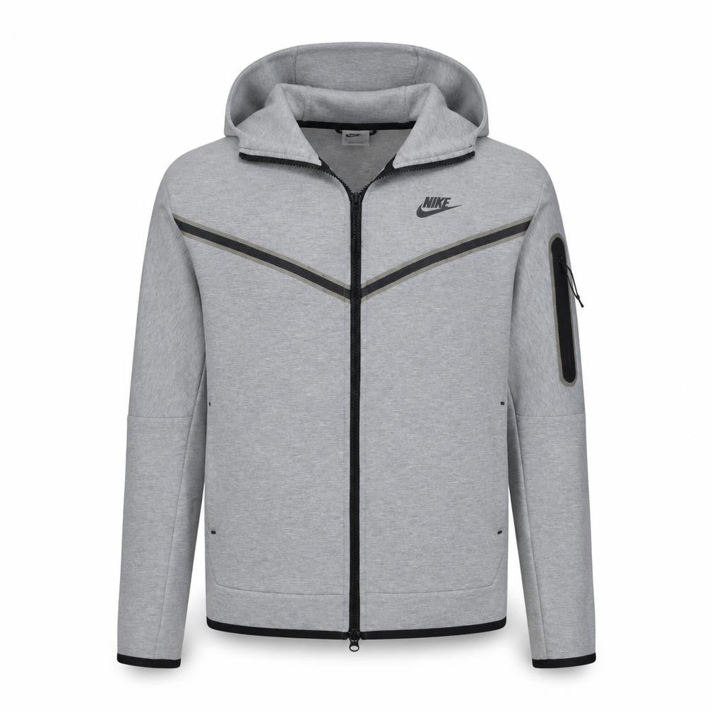 Nike Men's Grey Full Zip Hoodie Size S Sportswear Jacket