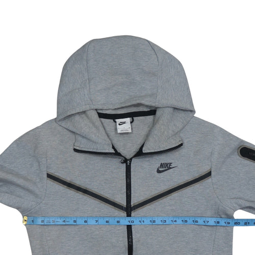 Nike Men's Grey Full Zip Hoodie Size S Sportswear Jacket