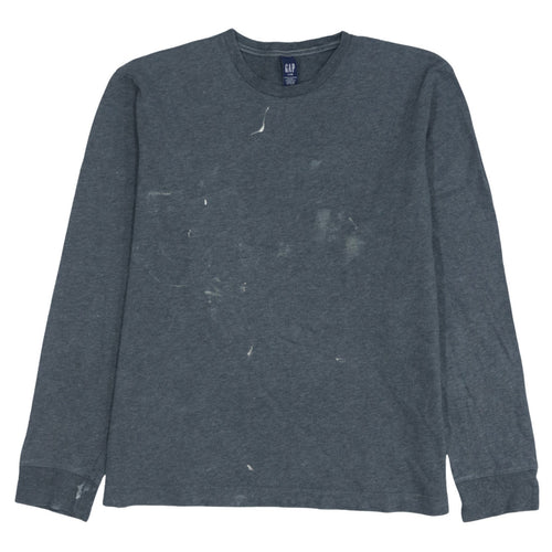 GAP Men's Grey Cotton Crew Neck Pullover Sweatshirt Size L