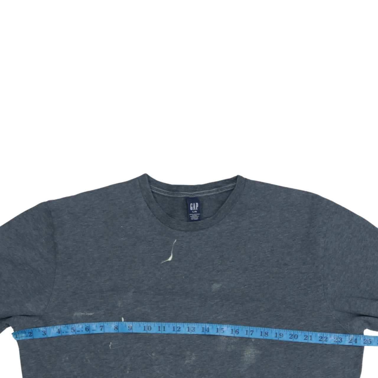 GAP Men's Grey Cotton Crew Neck Pullover Sweatshirt Size L