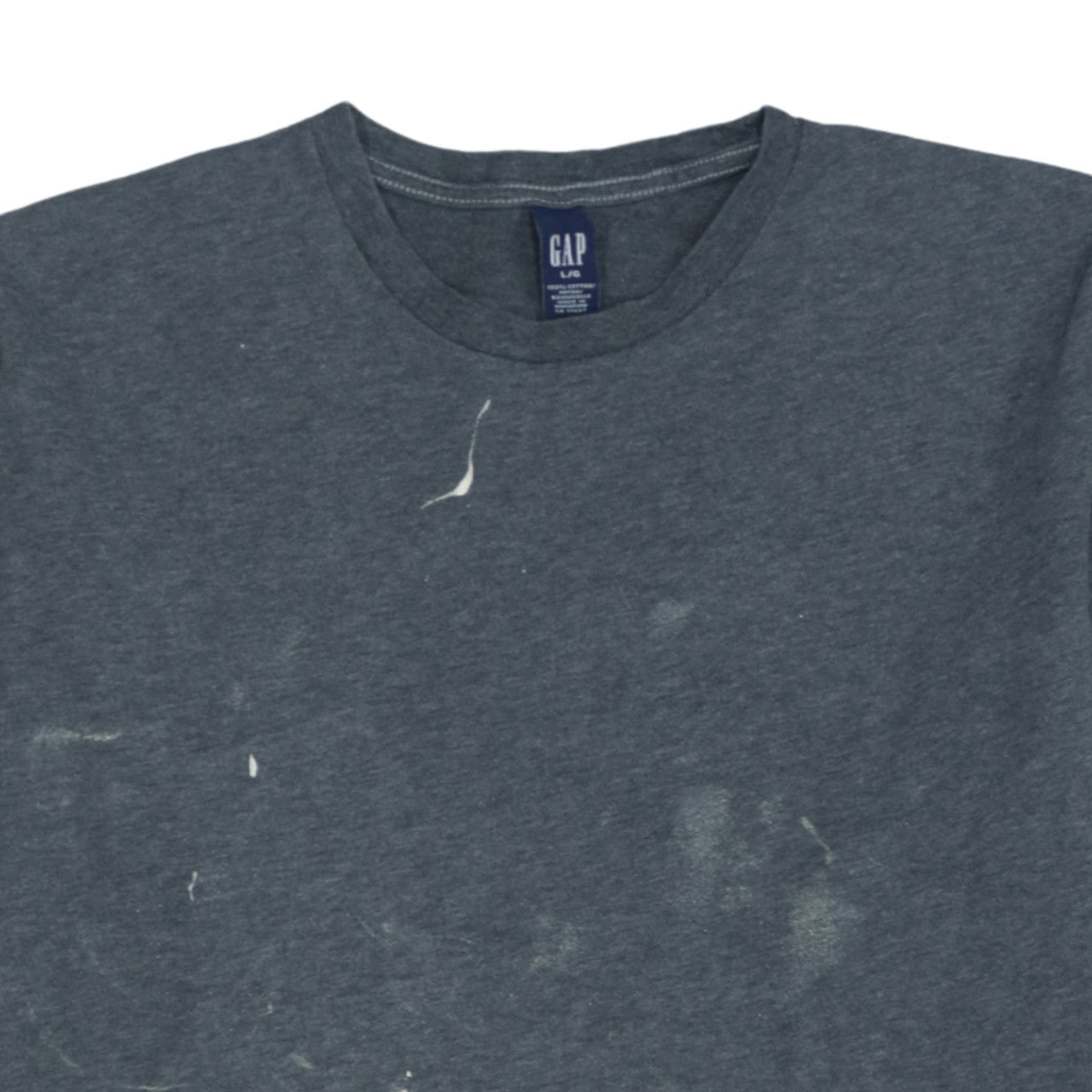 GAP Men's Grey Cotton Crew Neck Pullover Sweatshirt Size L