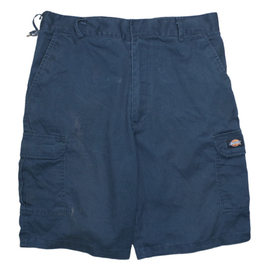 Dickies Men's Blue Cargo Workwear Shorts Size 34 Regular