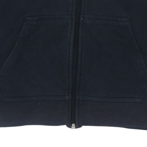 Nike Teens Black Full Zip Hooded Sweatshirt M Fleece Top