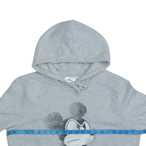 Disney C&A Women Grey L Pullover Hoodie Mickey Mouse Print