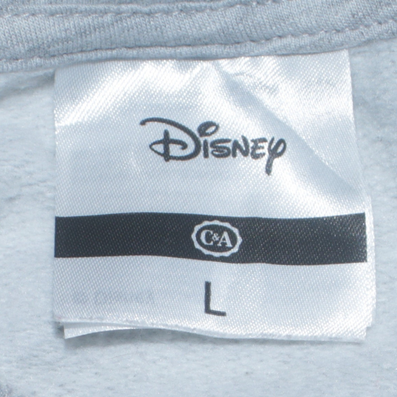 Disney C&A Women Grey L Pullover Hoodie Mickey Mouse Print