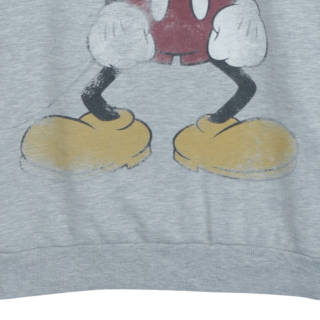 Disney C&A Women Grey L Pullover Hoodie Mickey Mouse Print