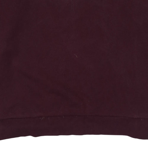 Adidas Womens Burgundy Crew Neck Logo Sweatshirt XL