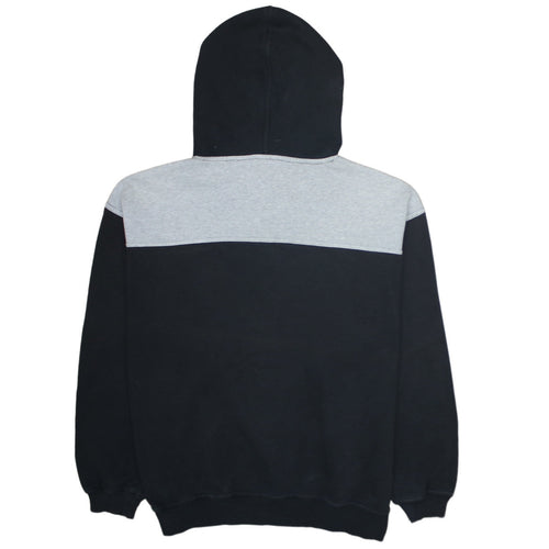 FILA Mens Black & Grey Pullover Hoodie Size L Regular Fit