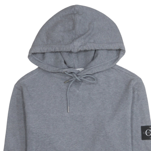 Calvin Klein Jeans Men’s Grey Pullover Hoodie Size S Classic Fit