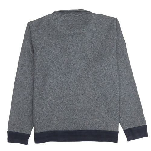 Lacoste Men's Grey Fleece 1/4 Zip Pullover Sweatshirt XL