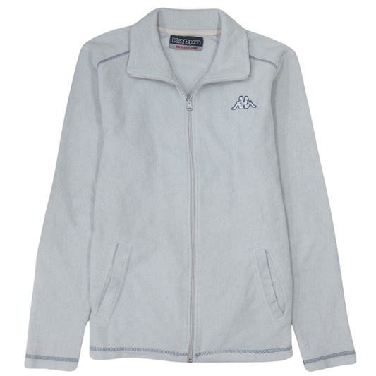 Kappa Women Grey Fleece Full Zip Jacket Size M