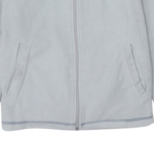 Kappa Women Grey Fleece Full Zip Jacket Size M