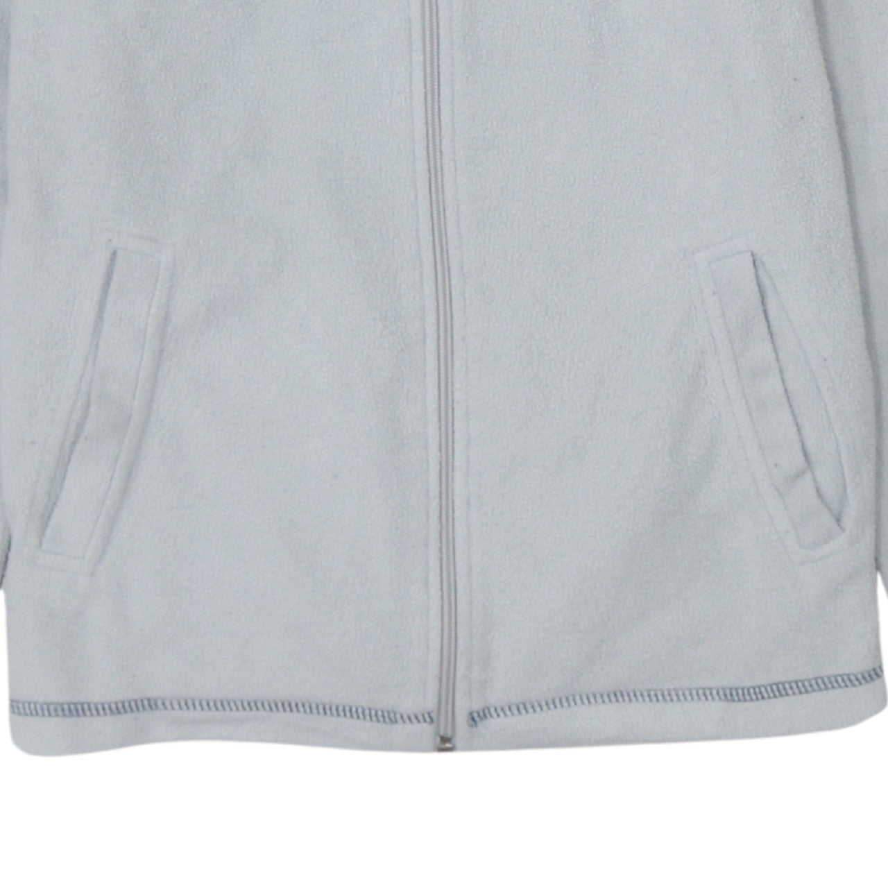 Kappa Women Grey Fleece Full Zip Jacket Size M