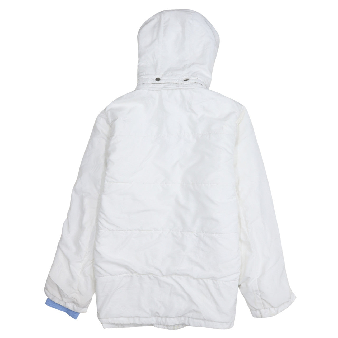 Puma Women's White Hooded Puffer Jacket Size M Winter Coat