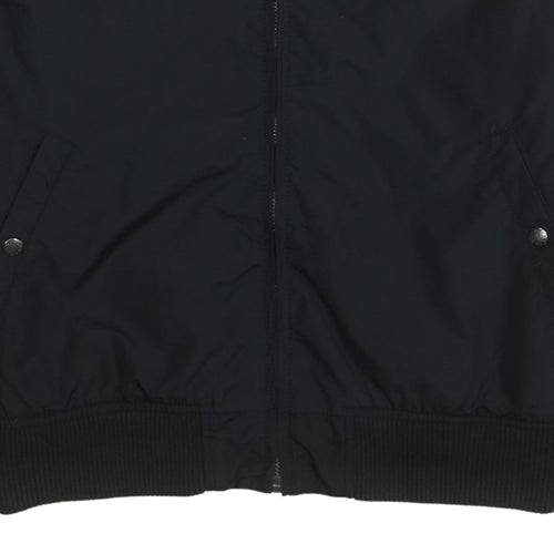 Alpha Industries Men’s Black 2XL Bomber Jacket Nylon Military Style