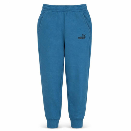 Puma Men's Blue Jogger Sweatpants M Regular Fit Tapered Fleece