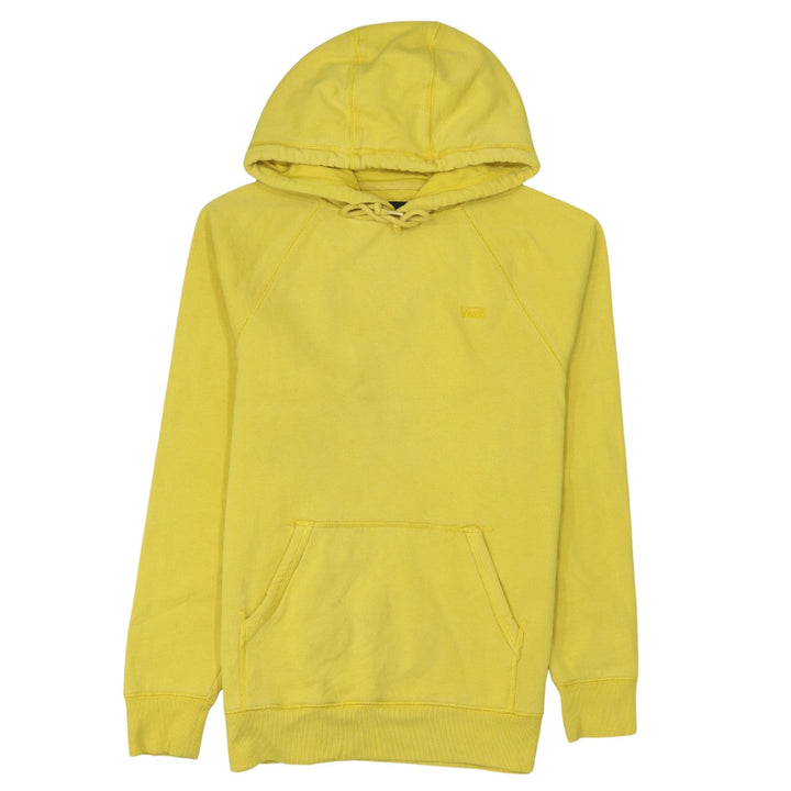 Vans Women's Yellow Pullover Hoodie Small Cotton Blend Casual Sweatshirt
