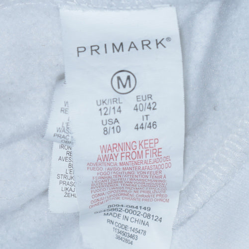 Primark Disney Women's White Mickey Mouse Pullover Hoodie Size M 12/14