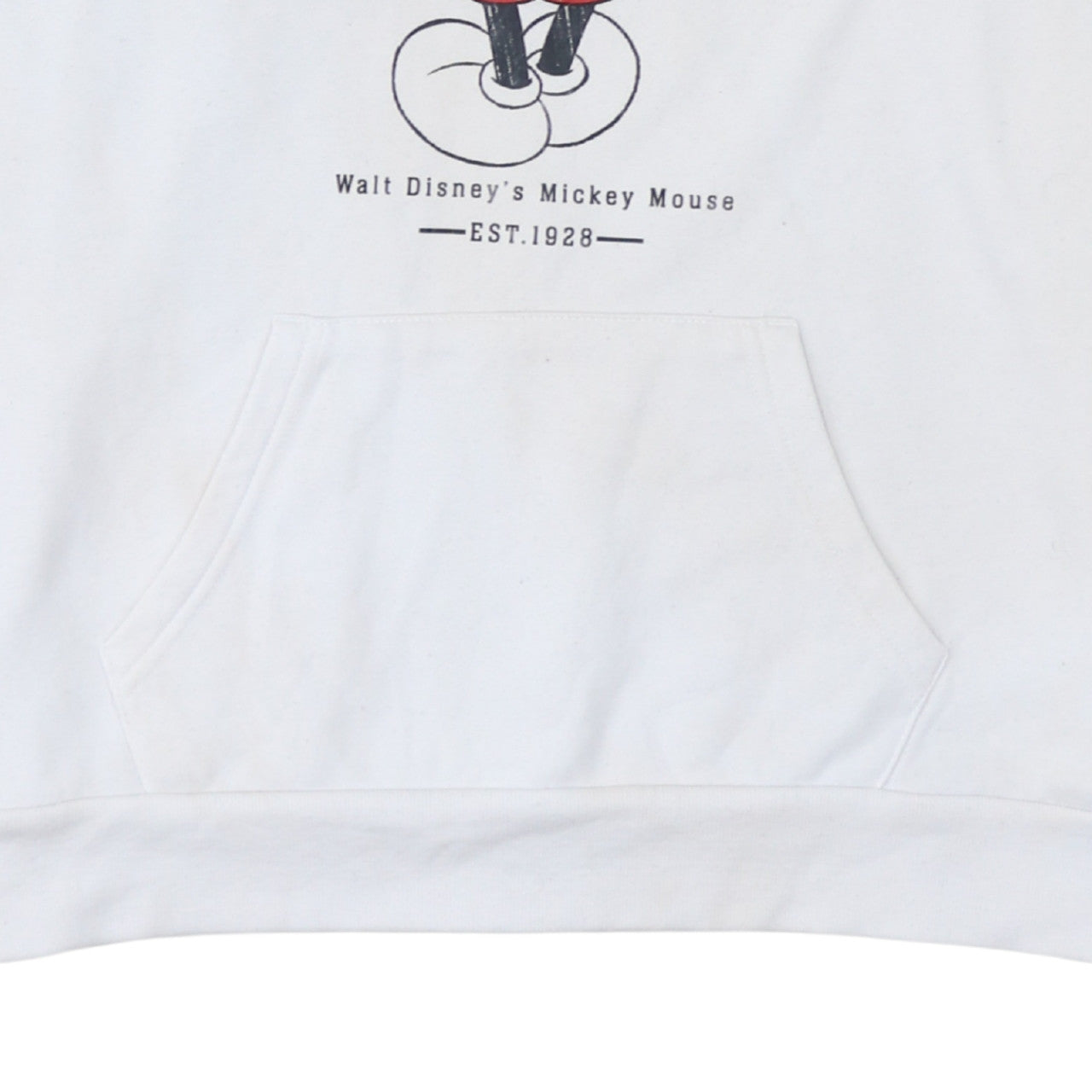 Primark Disney Women's White Mickey Mouse Pullover Hoodie Size M 12/14