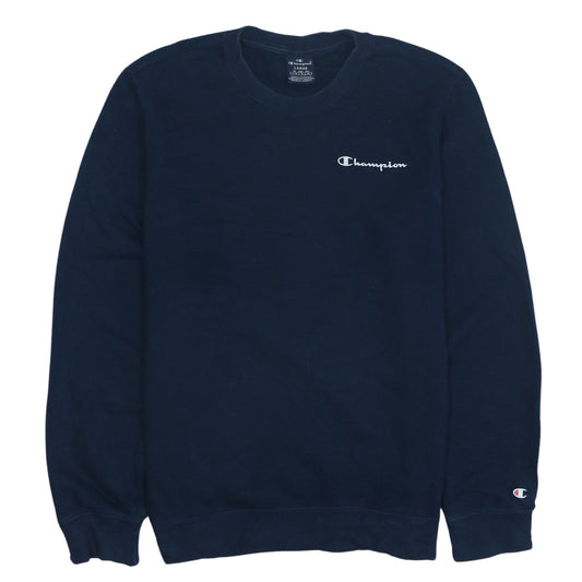 Champion Men's Blue Large Pullover Crew Neck Sweatshirt