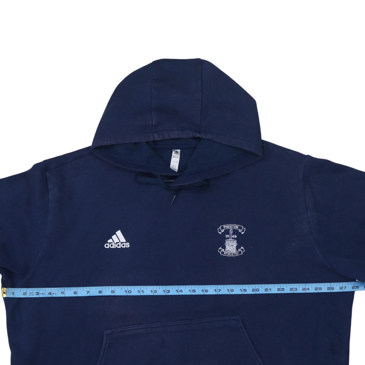 Adidas Men's Blue 2XL Pullover Hoodie Preston Athletic Logo