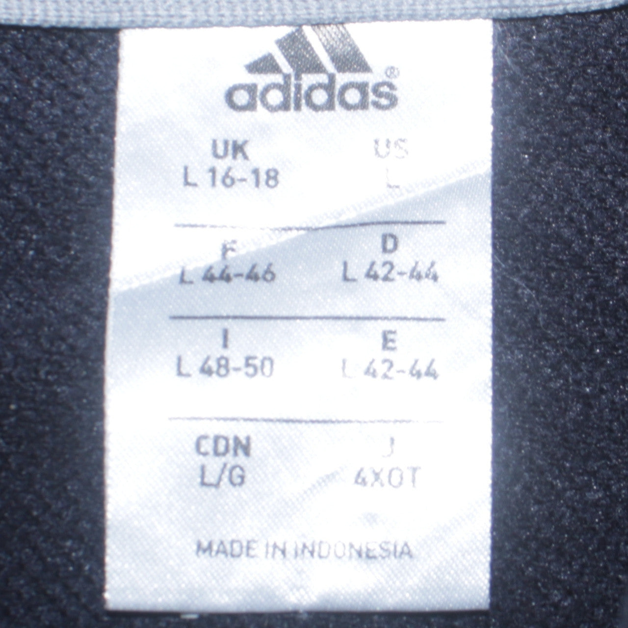 Adidas Women Black Full Zip Hoodie Size L 16-18 Hooded Sweatshirt