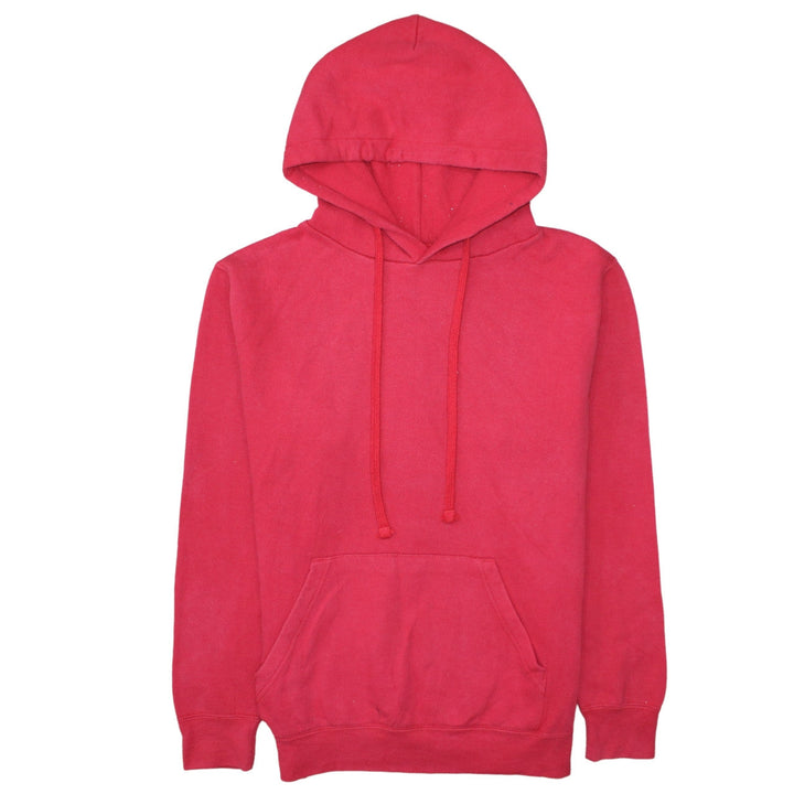 Russell Mens Red Pullover Hoodie Small Fleece Lined Hooded Sweatshirt