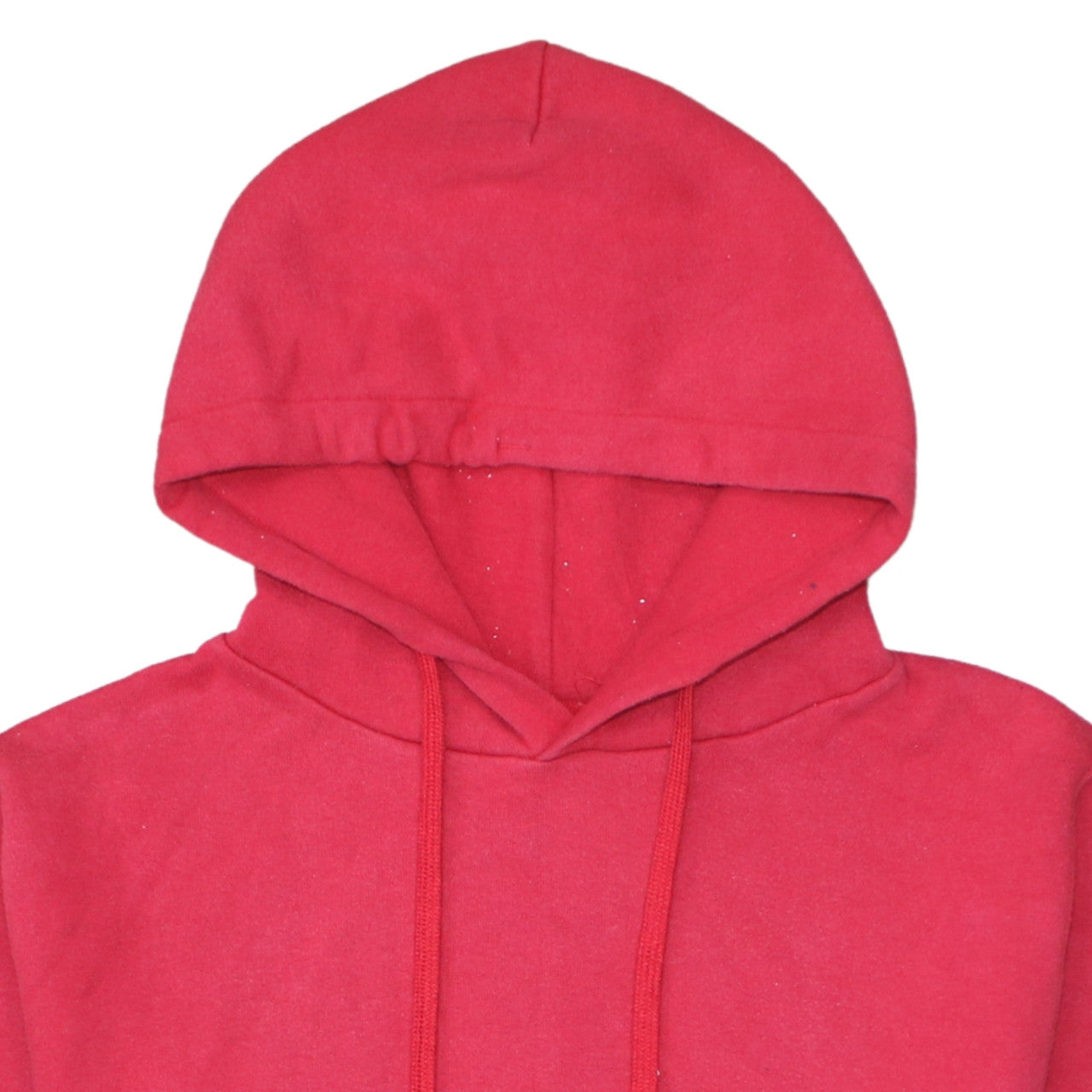 Russell Mens Red Pullover Hoodie Small Fleece Lined Hooded Sweatshirt