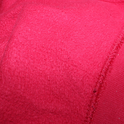 Russell Mens Red Pullover Hoodie Small Fleece Lined Hooded Sweatshirt