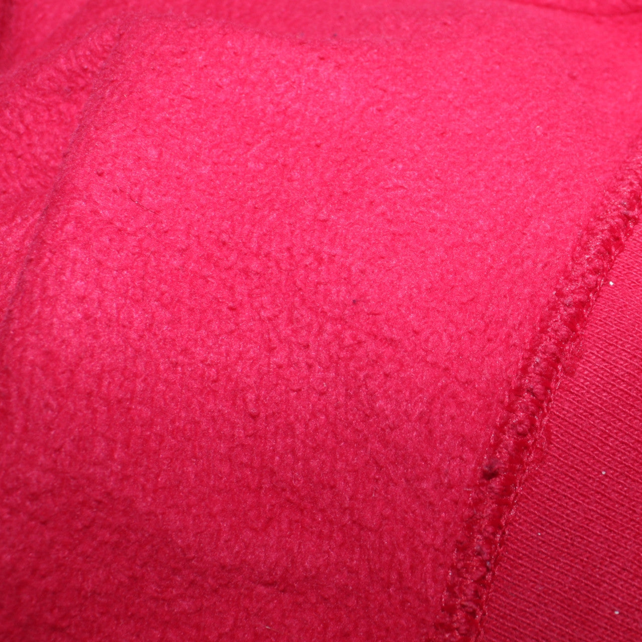 Russell Mens Red Pullover Hoodie Small Fleece Lined Hooded Sweatshirt