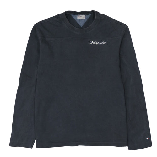 Tommy Hilfiger Men’s Black XL Crew Neck Pullover Sweatshirt