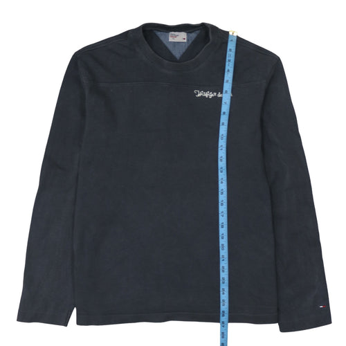 Tommy Hilfiger Men’s Black XL Crew Neck Pullover Sweatshirt