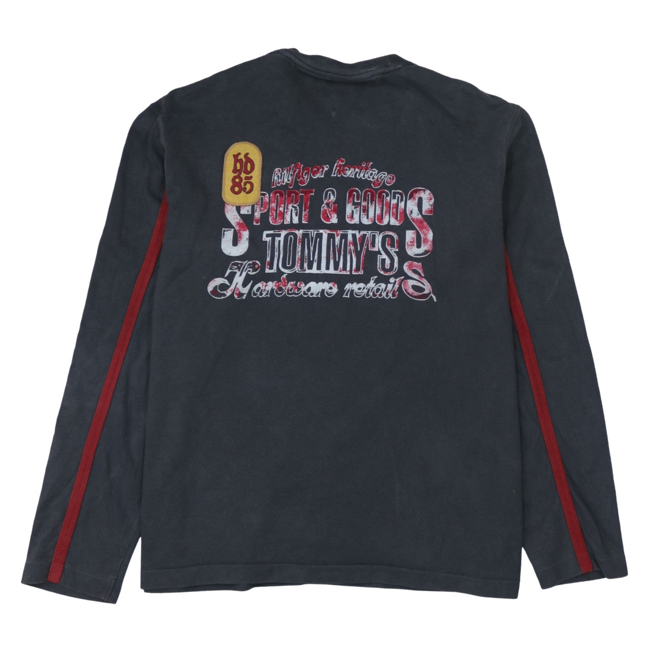 Tommy Hilfiger Men’s Black XL Crew Neck Pullover Sweatshirt