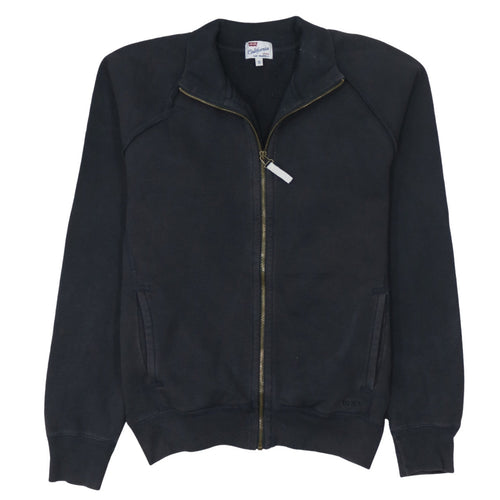 Levi's California Men's Black Size S Cotton Full Zip Track Jacket