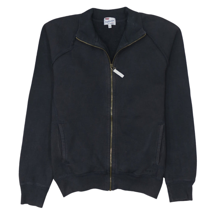 Levi's California Men's Black Size S Cotton Full Zip Track Jacket