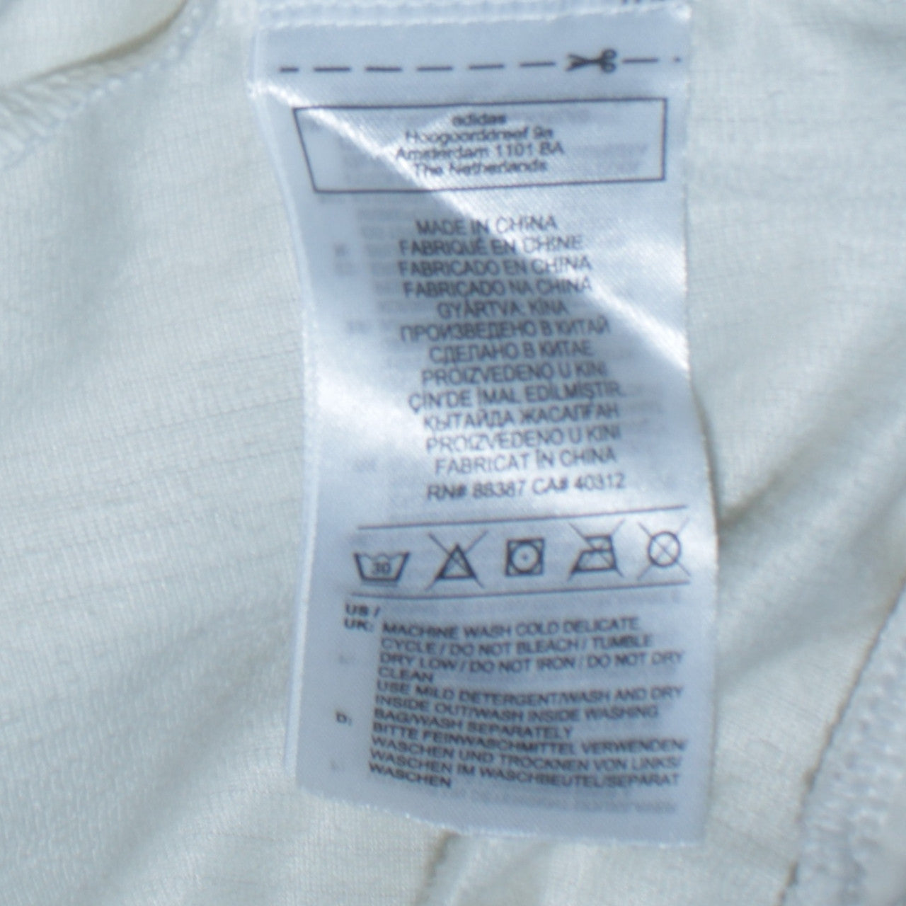 Adidas Women Ivory Pullover Hoodie Size 12 Corduroy Lined Casual