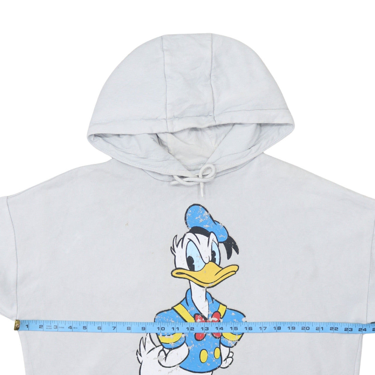 Disney Women’s Grey Donald Duck Pullover Hoodie Size S