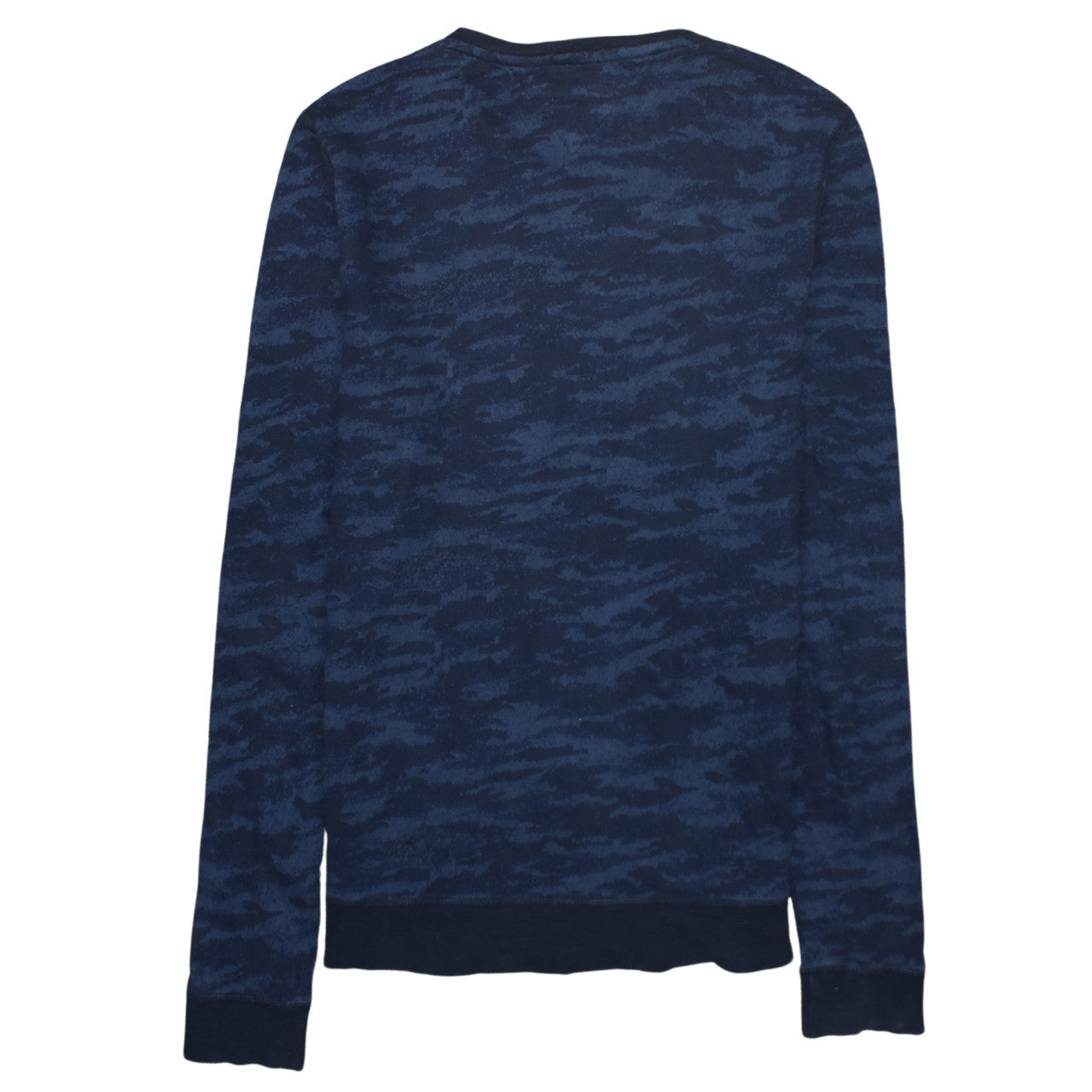 Hilfiger Denim Men's Blue Camouflage Pullover Sweatshirt M