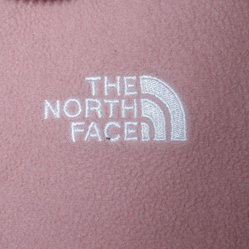 The North Face Women Pink Fleece 1/4 Zip Pullover Sweatshirt M