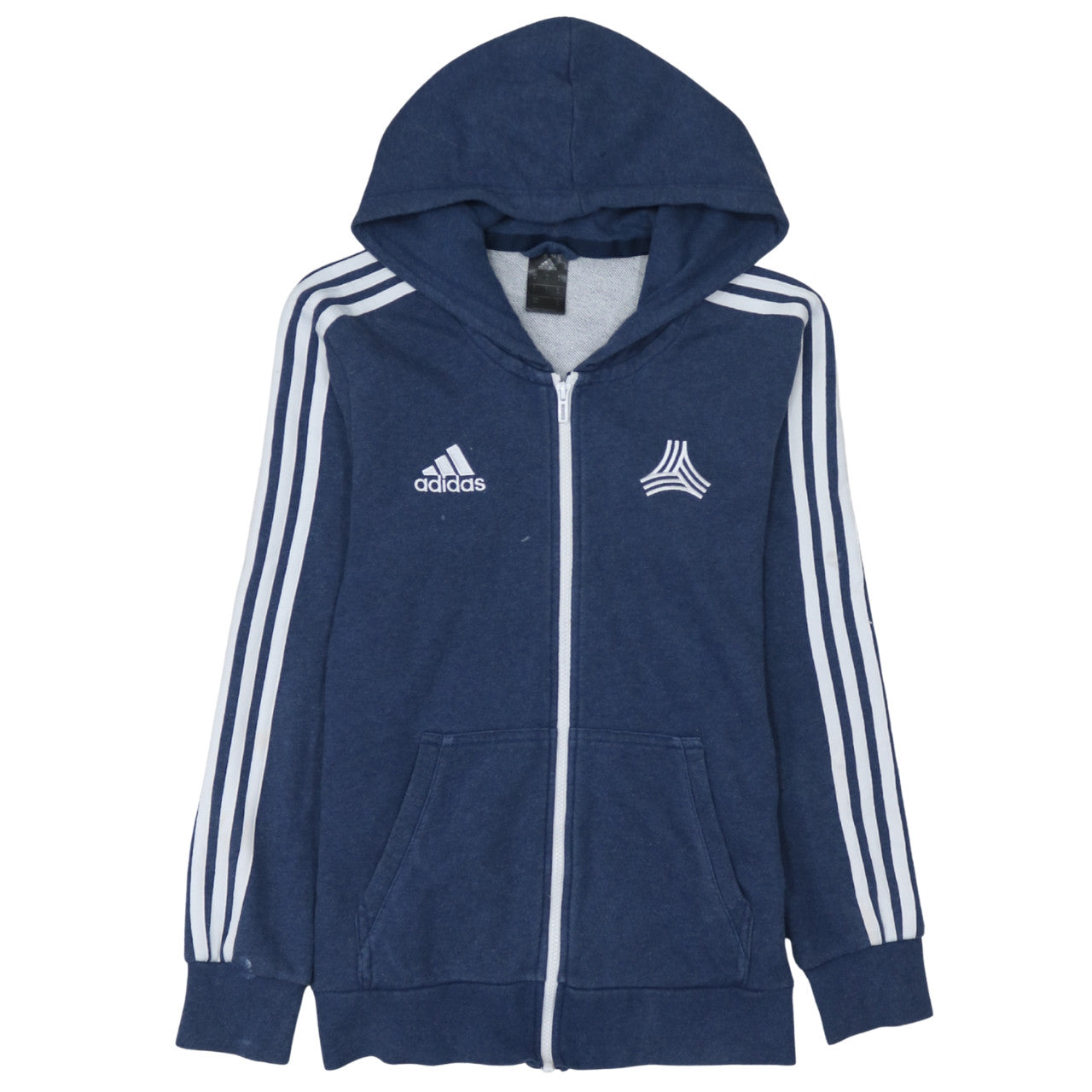Adidas Men's Blue Full Zip Hoodie Small Sportswear Jacket